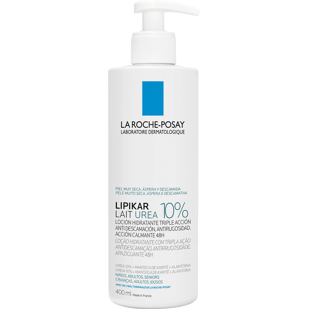 La Roche-Posay Lipikar Lait Urea 10% Hidratante para pieles secas 400 ml