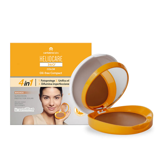 Heliocare 360° Polvo compacto color bronce FPS50+ 10 gr